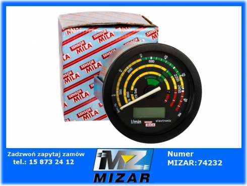 Licznik motogodzin 25 km/h 12V Zetor 5211-7745 3320-7340 Sensor Mila-62337