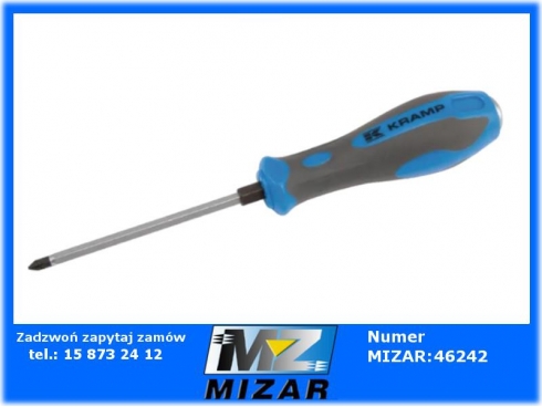 Wkrętak krzyżakowy z podbijakiem PZ1x100mm Kramp-62487