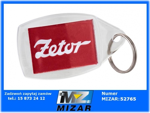 Brelok plastikowy 60x35mm logo Zetor-62472