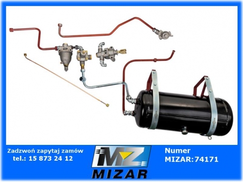 Pneumatyka C-330 zestaw zbiornik zawór odolejacz-62549