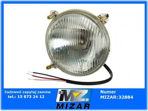 Lampa przednia prawa ruch prawostronny płaskie szkło MF Landini 1621206M1-62543