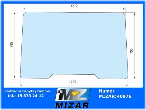 Szyba przednia Renault MX ME MA MS PE PA PS PX 6005002910-62654