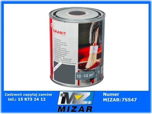 Lakier RAL 7011 żelazo szare 1l Granit-62923