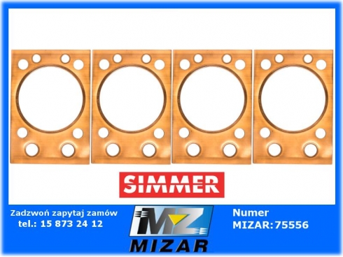 Uszczelka głowicy całomiedziana Ursus C-360 komplet 4szt 46505120 46505130-62972