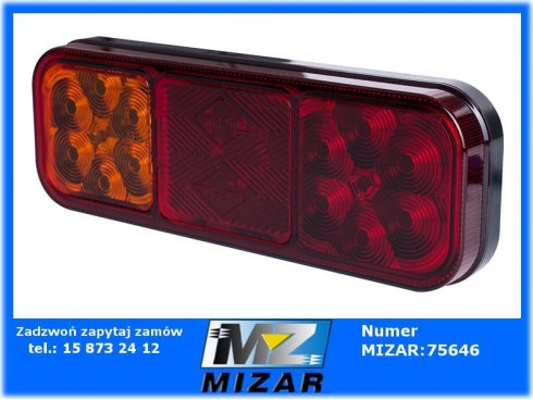 Lampa tylna zespolona 12 LED 12V 24V Horpol-63531