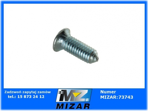 Wkręt spinki pasa prasy rolującej 4,5x13mm-63744