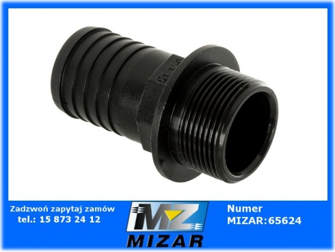 Przyłącze węża proste 38mm GZ 1 1/4" Arag-64266