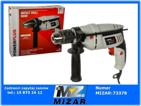 Wiertarka udarowa młot udarowy 500W Impact Drill PowerPlus Varo-64389