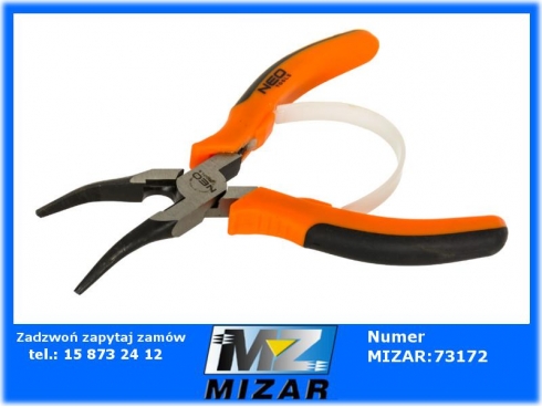 Szczypce precyzyjne wydłużone wygięte 140mm NEO 01-103-64368