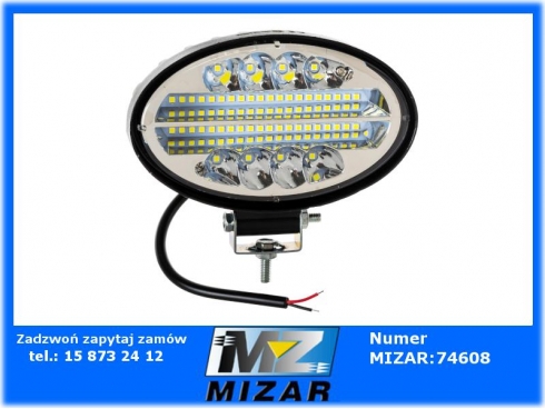 Lampa robocza LED 12V 24V 48 diod 2880lm homologacja E9 aluminiowa-64522