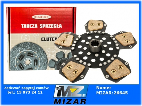 Tarcza sprzęgła 292mm Case 1964223C1 1964224C1 3225094EX Komfort-64515