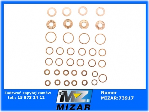 Podkładki miedziane układ paliwowy zestaw do C-360-64756