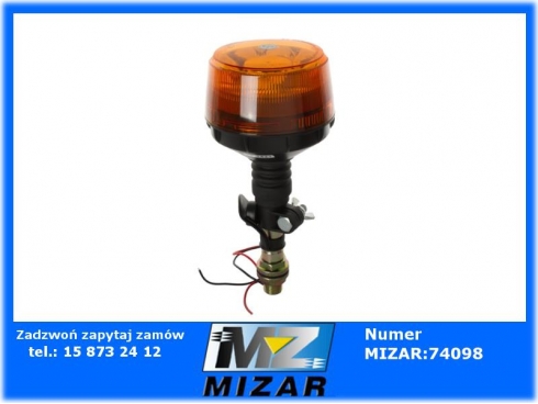 Lampa ostrzegawcza kogut Power LED 12V 24V uchwyt I przewód-64773