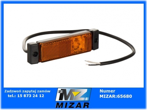 Lampa obrysowa LD 890 z odblaskiem pomarańczowa-64728