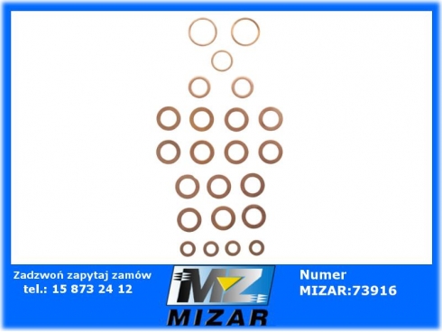 Podkładki miedziane układ paliwowy zestaw do C-330-64755