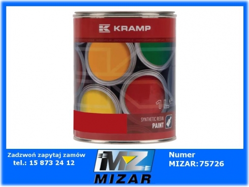 Lakier do maszyn Massey Ferguson Super Czerwony 1l Kramp-64892