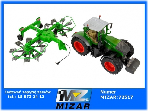 Ciągnik Fendt Vario RC + Przetrząsarka karuzelowa-64865