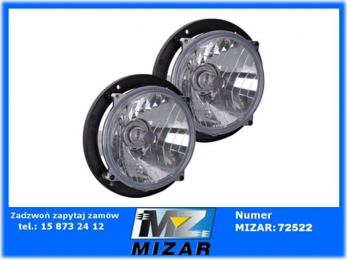 Reflektor główny lampa 2-funkc. H4 R2 zestaw 2szt. + żarówki-64902