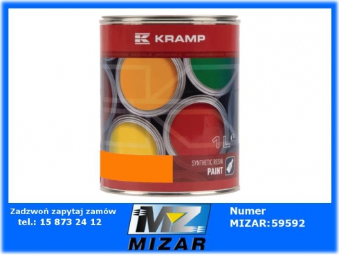 Lakier do maszyn Amazone pomarańczowy 1l Kramp-64904