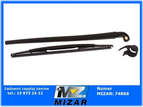 Ramię wycieraczki tył + pióro 360mm Skoda Fabia 99-07 HB KRT79HQ RAM763401-65142