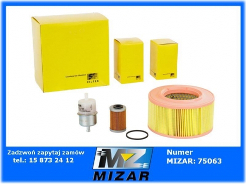 Komplet filtrów do silnika Hatz 1D81 1D60 1D61 1D80 81 1D90 Wacker DPU6055 DPU6555 SF-Filter-65303