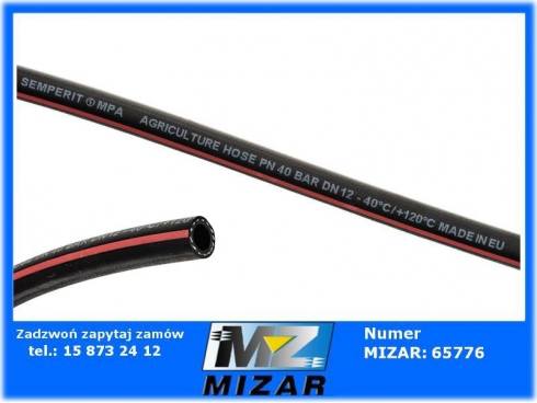 Wąż do opryskiwacza 12,5mm 40bar 1mb-65313