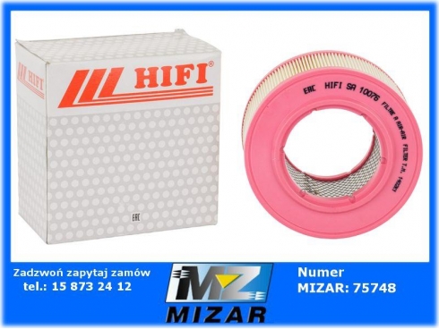 Filtr powietrza HiFI SA 10076 odpowiednik HATZ 1493000-65477