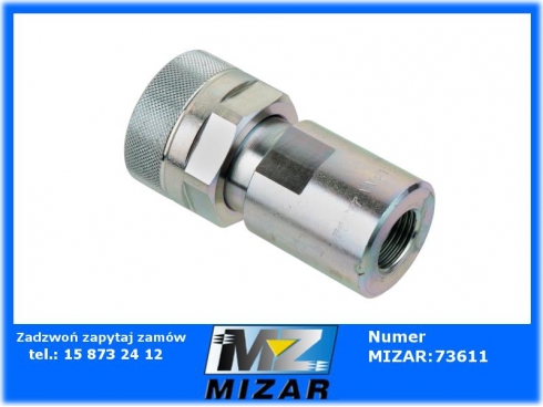 Szybkozłączeskręcane gniazdo gwint wew. 1/2" 700bar VVS12GASF FASTER-65407