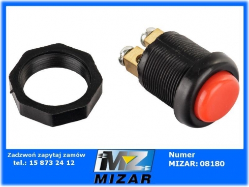 Przełącznik przycisk rozrusznika starter uniwersalny fi 22mm 12V 24V -65689