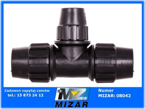 Trójnik redukcyjny do instalacji wodnych z fi 32mm na fi 25mm 16bar-65786