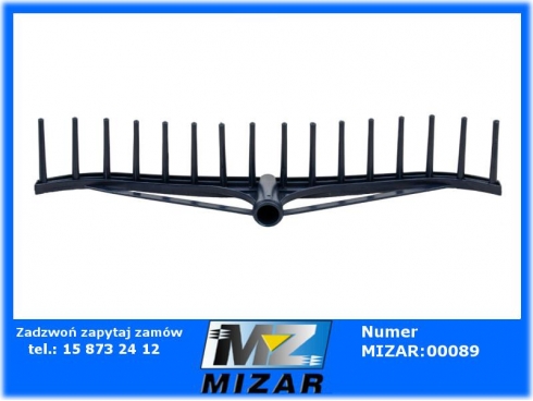 Grabie plastikowe do siana 55cm 16 zębne-65981