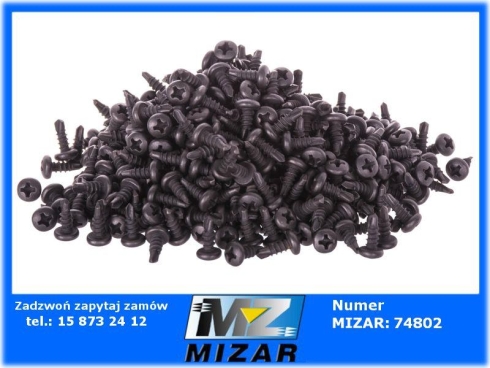 Wkręt samowiercący 3,5x9,5mm do blach 500szt.-66012