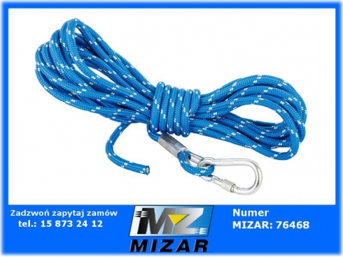 Lina linka do kotwicy magnesu 10mm 15m z osprzętem-66231