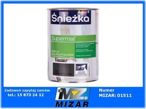 Supermal jasny szary 0,8l F566 emalia ftalowa-66520