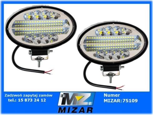 Lampa robocza LED 12V 24V halogen szperacz 48 LED 2880lm 2szt.-67029