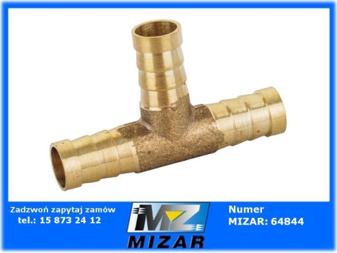 Trójnik paliwa mosiężny typ T 10mm-67161