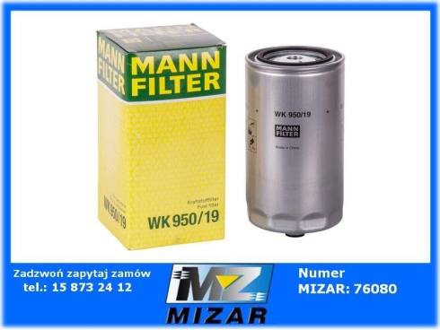 Filtr paliwa WK 950/19 Mann 0986BF0317-67322