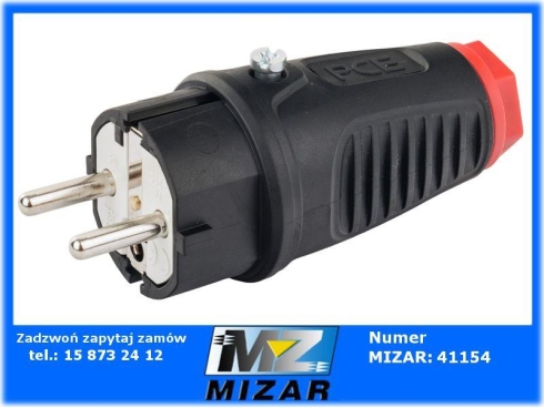 Wtyczka hermetyczna 230V 16A IP54 2P+Z-67398