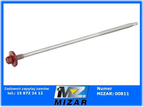 Wkręt samowiercący do płyt warstwowych 175x5,5/6,3 RAL3011-67841