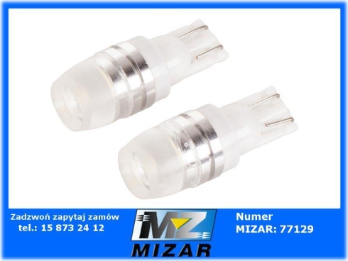 Żarówka LED W5W 2SMD 0,4W 12V 5600K AMiO 2szt.-68132