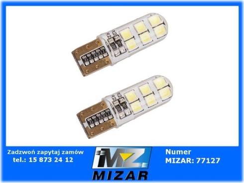 Żarówki LED świateł pozycyjnych T10 W5W 12V 2szt.-68130