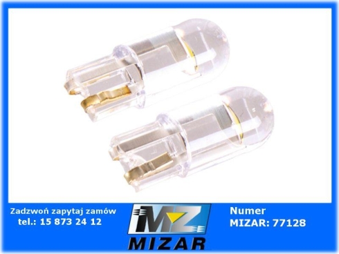 Żarówki LED COB świateł pozycyjnych T10 W5W W3W R10 12V 2szt.-68131