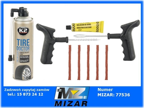 K2 TIRE DOCTOR 500ml zestaw naprawczy do opon koła-68170