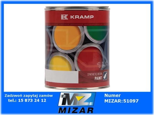 Lakier do maszyn Same niebieski 1l Kramp-68209