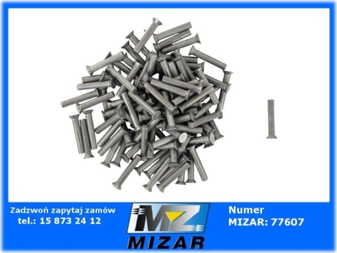 Nit z łbem wpuszczanym 5x30mm DIN661 98szt.-68585