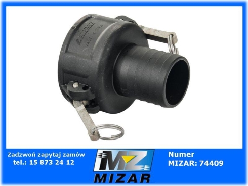 Gniazdo Camlock 3" typ C PP na wąż 63mm Arag-68504