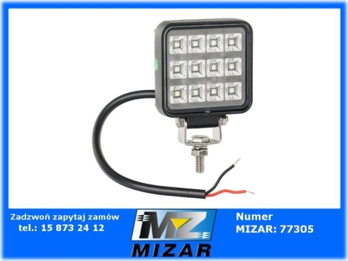 Lampa robocza 12 LED z włącznikiem 12-24V światło rozproszone TruckLed-68523