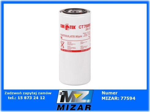 Filtr CIM-TEK 260-30 do dystrybutora paliw CT70095-68582