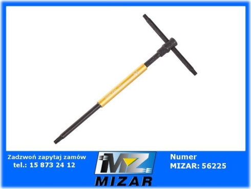 Klucz T ze spinnerem TORX T25 Waryński-68770