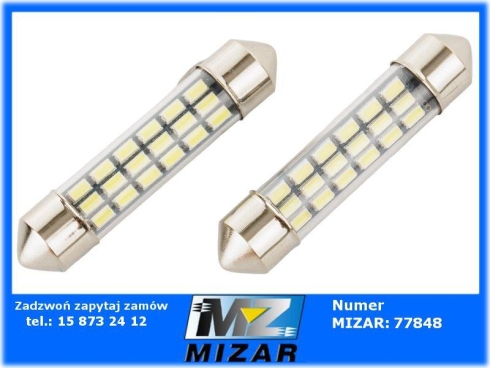 Żarówka Led 41mm 18SMD C5W C10W 12V 2szt.-68874